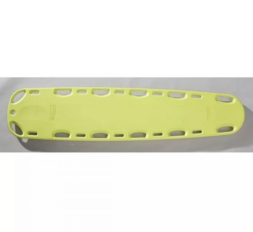 Das S-BOON Spineboard wurde speziell für die Anhebung und Umlagerung von Patienten mit schweren Kopf- 
und Rückgratverletzungen entwickelt.
• Das Spineboard entspricht der Norm DIN 1865
• Tragfähigkeit bis 150 kg