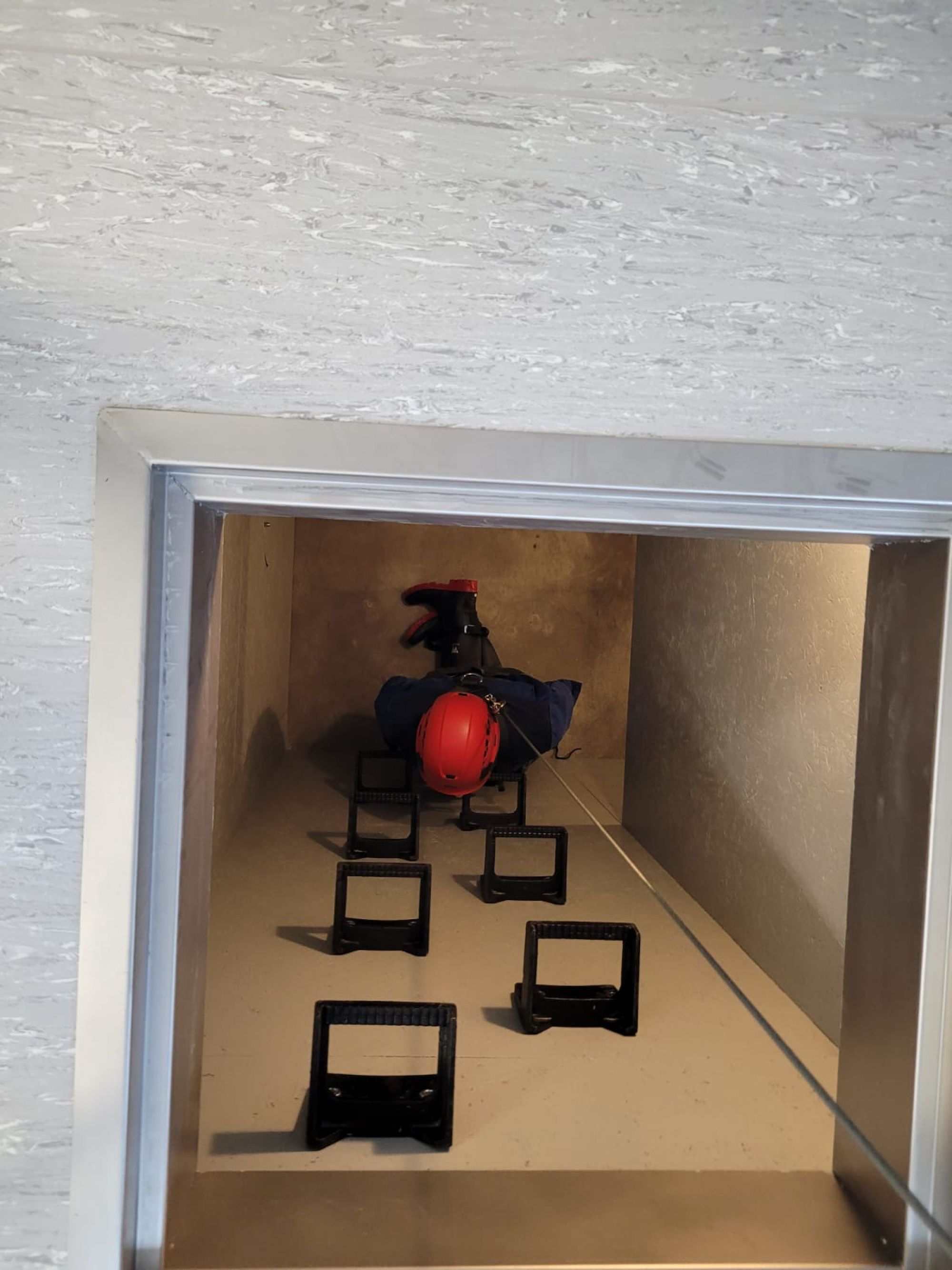 Rettungsübung aus Schacht