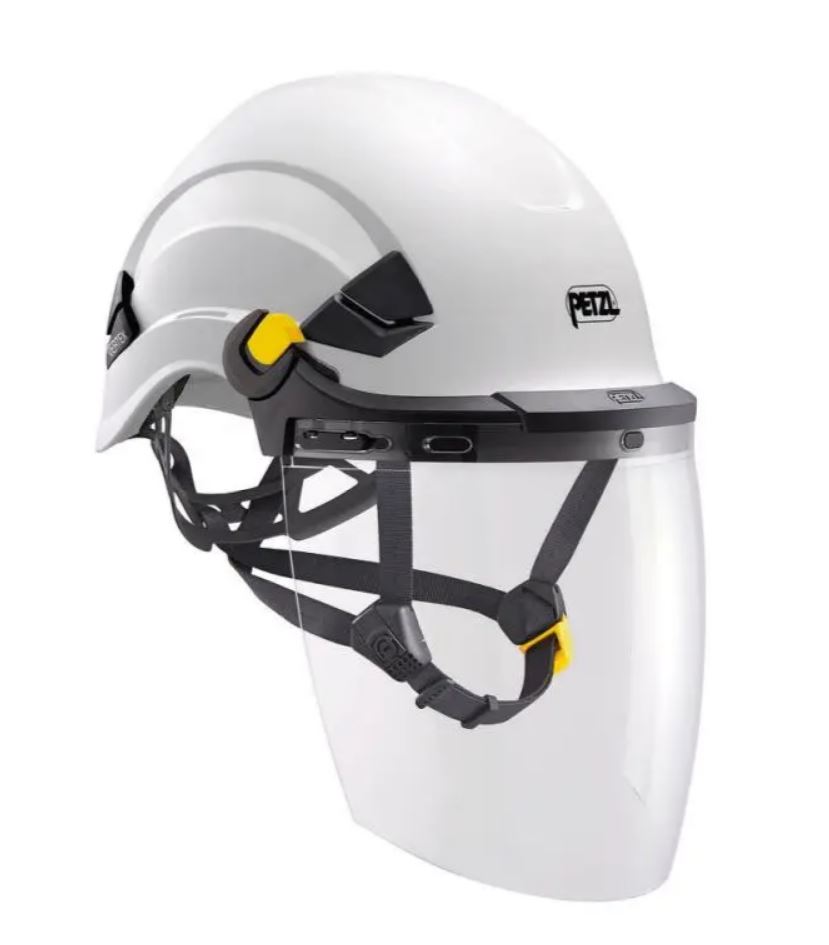 Helm mit Komplettvisier VIZEN zum Schutz vor Lichtbögen.