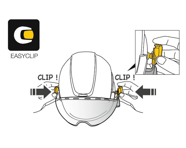 Clipsystem Schutzvisier VIZIR