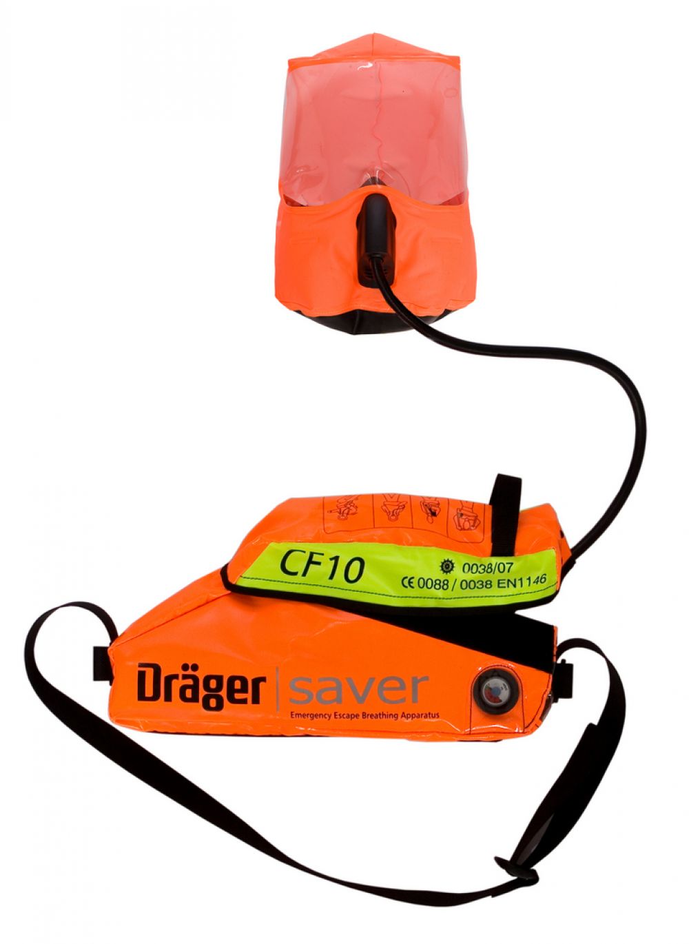 Fluchtgerät - Druckluft Saver CF 10 mit antistatischer Tasche